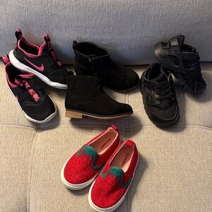 Toddler Girl Size 6 Lot of Shoes Nike Cat & Jack Old Navy